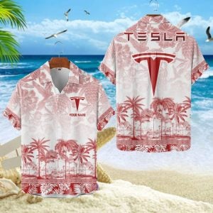 Tesla Custom Name Unisex Summer Casual Hawaiian Shirts VS11