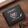 Cadillac Custom Name Casual Leather Wallet VS30A