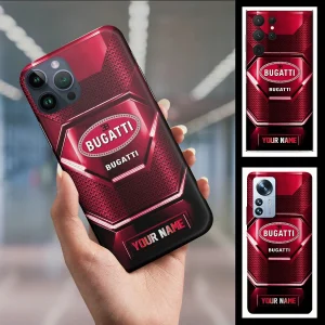 Bugatti Custom Name Phone Case For All Phone Models VS14