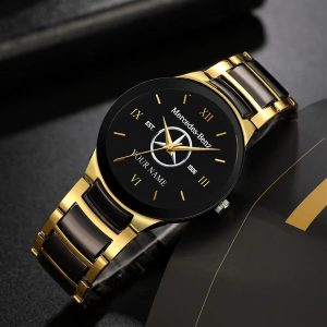 Mercedes Custom Name Casual Fashion Design Men Quartz Watch VS50Gv2