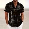 Mercedes Custom Name Short SleeveTurndown Button Up Hawaiian Shirt VS08