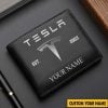 Tesla Custom Name Casual Leather Wallet VS1A