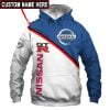 Nissan VS45 Custom Name Zipper,Hoodie, Baseball Jacket, Bomber Jacket, Fleece Jacket, Tshirt, Sweatshirt, Polo Shirt