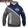 Nissan VS44 Custom Name Zipper,Hoodie, Baseball Jacket, Bomber Jacket, Fleece Jacket, Tshirt, Sweatshirt, Polo Shirt