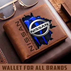Nissan Custom Name Casual Leather Wallet VS11