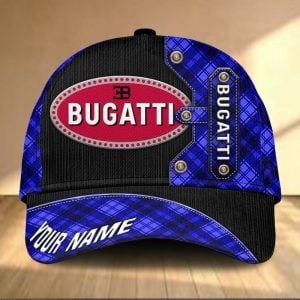 Bugatti VS44 Custom Name Universal Fit Unisex Classic Cap