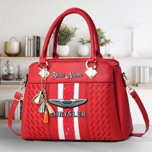 Chrysler Custom Name Classic Leather Women Handbag VS02