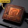 Buick Custom Name Casual Leather Wallet VS02