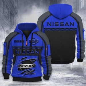 Nissan Custom Name High Quality Cotton Thick Hoodie VS08