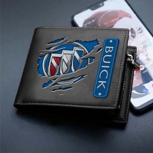 Buick Custom Name Casual Leather Wallet VS08