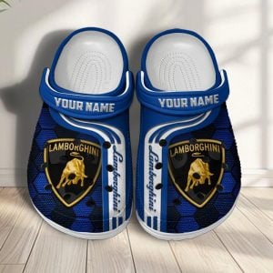 Lamborghini Custom Name Classic Casual Crocs Shoes VS11