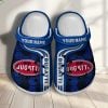 Bugatti Custom Name Classic Casual Crocs Shoes VS05
