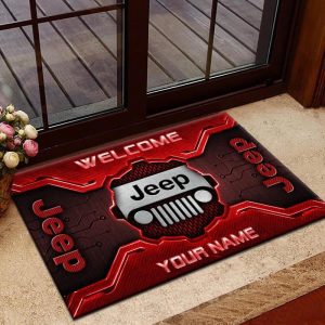 Jeep Custom Name Welcome Personalized Floormat VS14