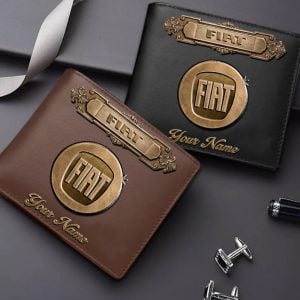Fiat Custom Name Fashion Leather Wallet VS10