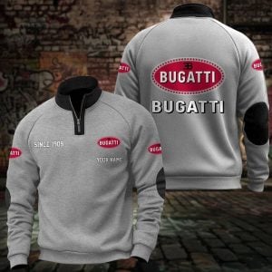 Bugatti Custom Name Casual Design Sport Sweatshirt VS04