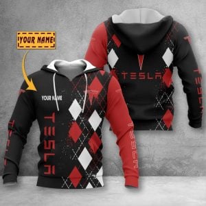 Tesla VS52 Custom Name Zipper,Hoodie, Baseball Jacket, Bomber Jacket, Fleece Jacket, Tshirt, Sweatshirt, Polo Shirt