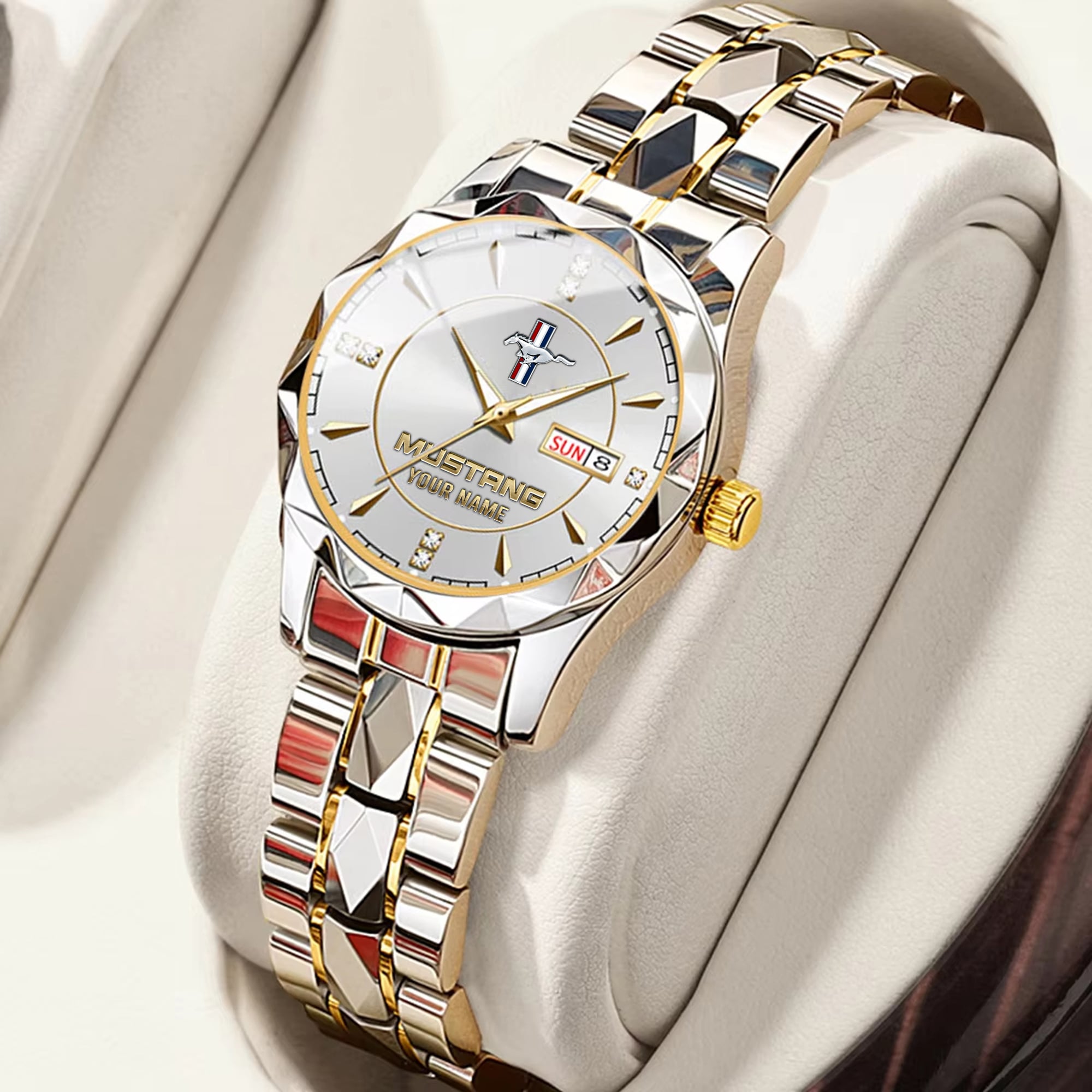 Gold White