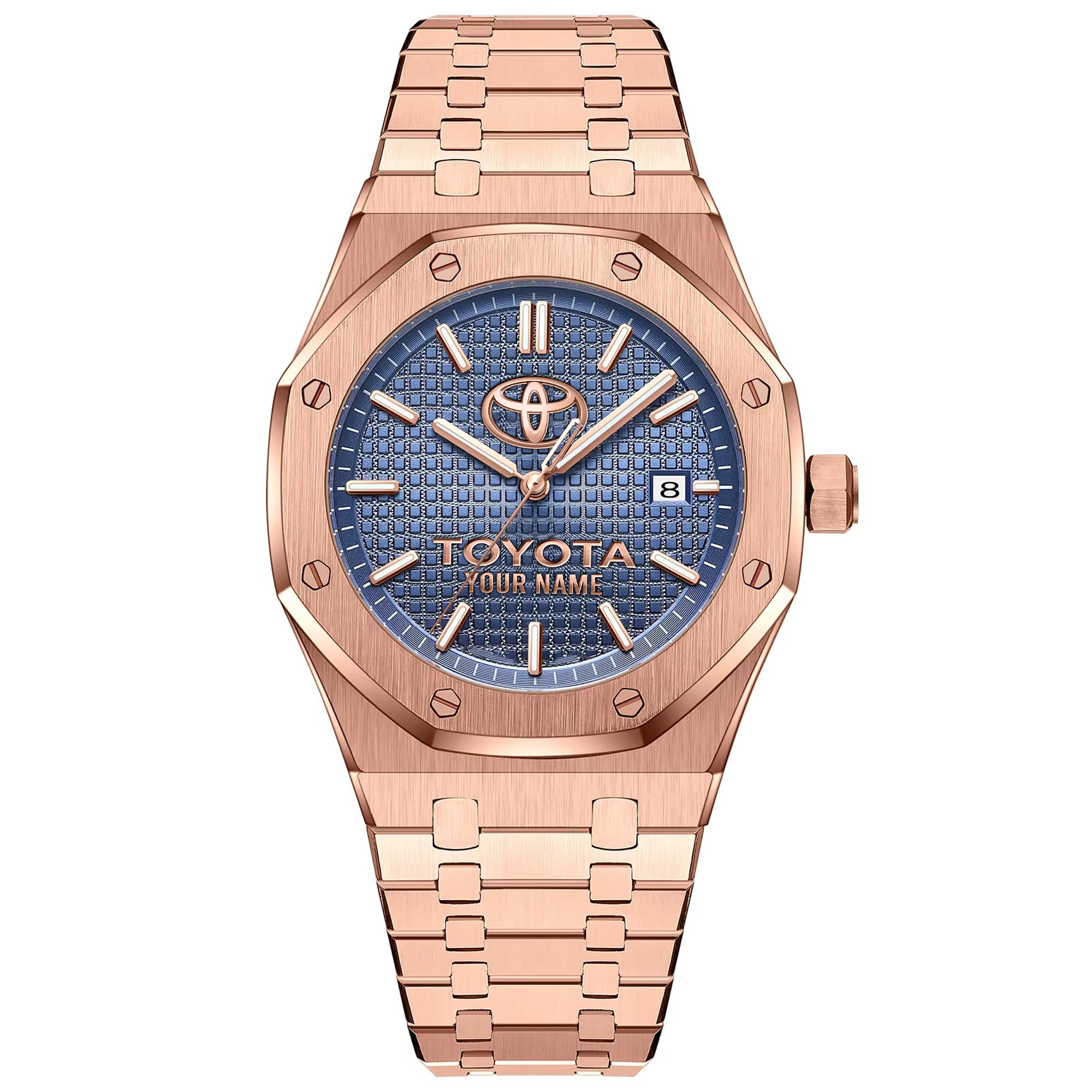 Rose Gold Blue