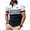Tesla Custom Name Modern Fit Luxe Classic Polo Shirt VS05