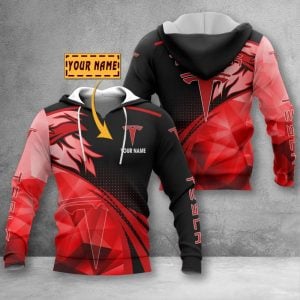 Tesla VS51 Custom Name Zipper,Hoodie, Baseball Jacket, Bomber Jacket, Fleece Jacket, Tshirt, Sweatshirt, Polo Shirt