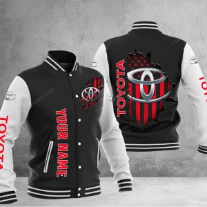 Toyota Custom Name Design Casual Baseball Jacket VS06