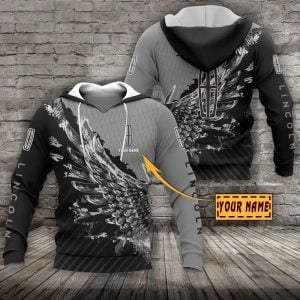 Lincoln VS45 Custom Name Zipper,Hoodie, Baseball Jacket, Bomber Jacket, Fleece Jacket, Tshirt, Sweatshirt, Polo Shirt