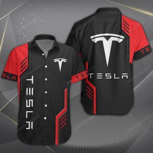 Tesla Design Multicolor Button Shirt VS04