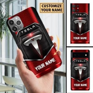 Tesla Cutom Name Phone Case For All Phone Models VS06