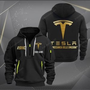 Tesla Custom Name High Quality Cotton Thick Hoodie VS36