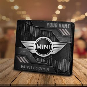 Mini cooper Custom Name Casual Leather Wallet VS10