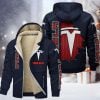 Tesla Custom Name High Quality Zip Hoodie VS05