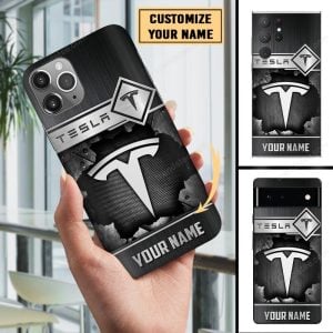 Tesla Cutom Name Phone Case For All Phone Models VS09