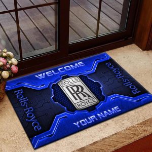 Rolls Royce  Welcome Personalized Floormat VS05