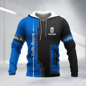 Rolls-Royce VS36 Custom Name Zipper,Hoodie, Baseball Jacket, Bomber Jacket, Fleece Jacket, Tshirt, Sweatshirt, Polo Shirt