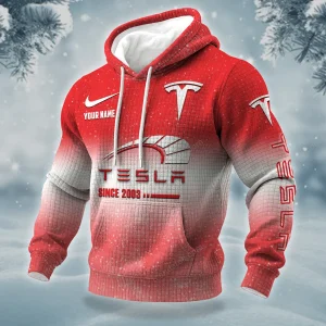 Tesla Custom Name High Quality Cotton Thick Hoodie VS27