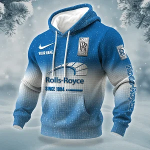 Rolls Royce Custom Name High Quality Cotton Thick Hoodie VS09