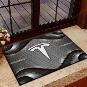 Tesla Welcome Personalized Doormat VS09