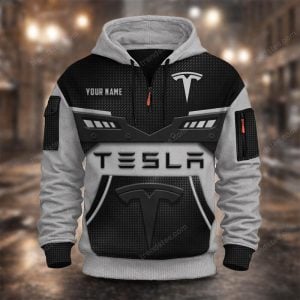 Tesla Custom Name High Quality Cotton Thick Hoodie VS25