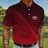 Toyota Custom Name Modern Fit Luxe Classic Polo Shirt VS03