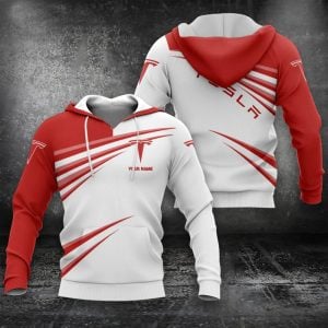 Tesla VS42 Custom Name Zipper,Hoodie, Baseball Jacket, Bomber Jacket, Fleece Jacket, Tshirt, Sweatshirt, Polo Shirt