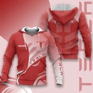 Tesla VS40 Custom Name Zipper,Hoodie, Baseball Jacket, Bomber Jacket, Fleece Jacket, Tshirt, Sweatshirt, Polo Shirt