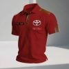 Toyota Custom Name Modern Fit Luxe Classic Polo Shirt VS01