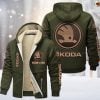 Skoda Custom Name High Quality Zip Hoodie VS03