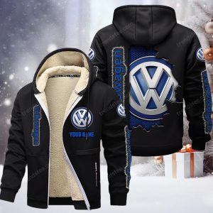 Volkswagen Custom Name High Quality Zip Hoodie VS01