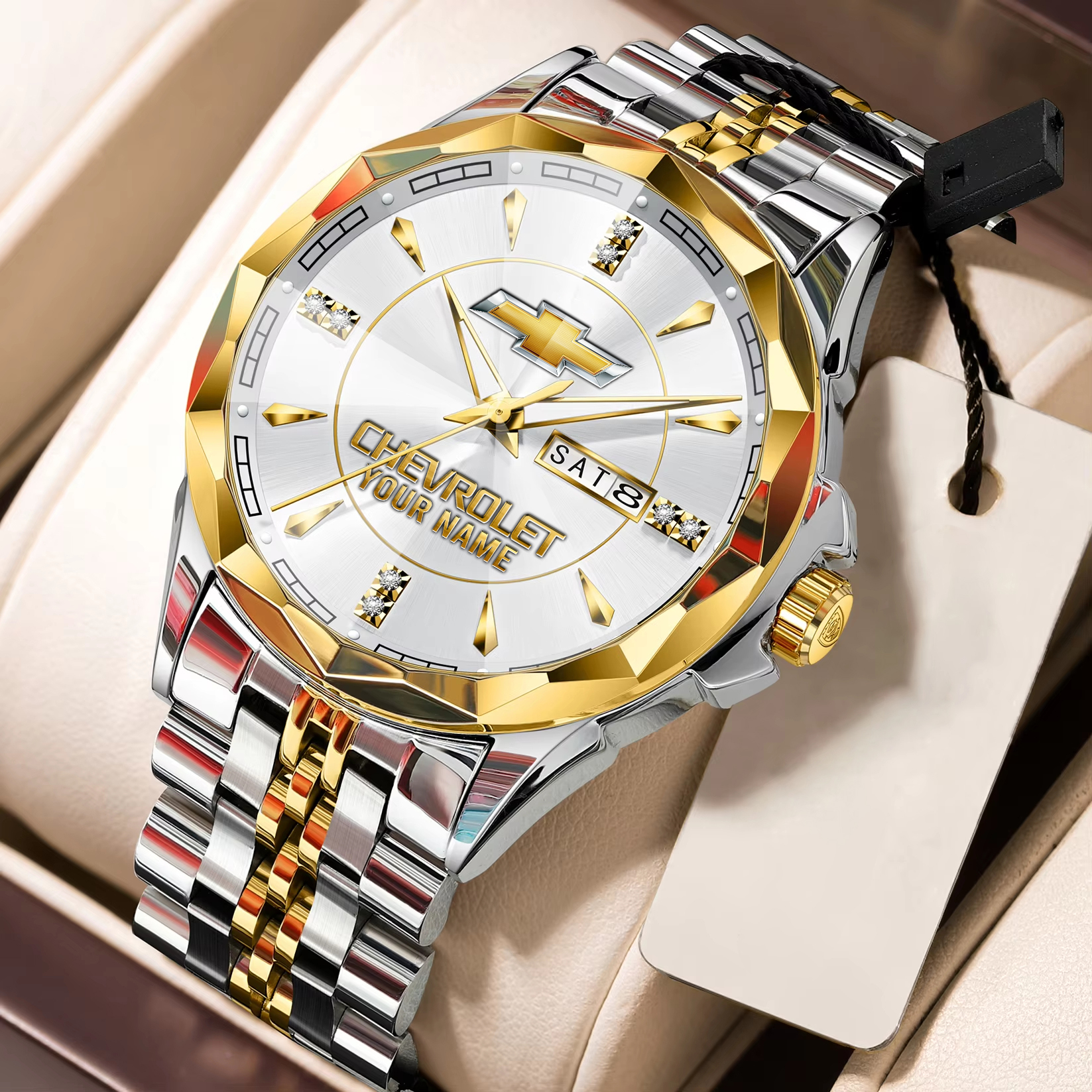 1 Gold White