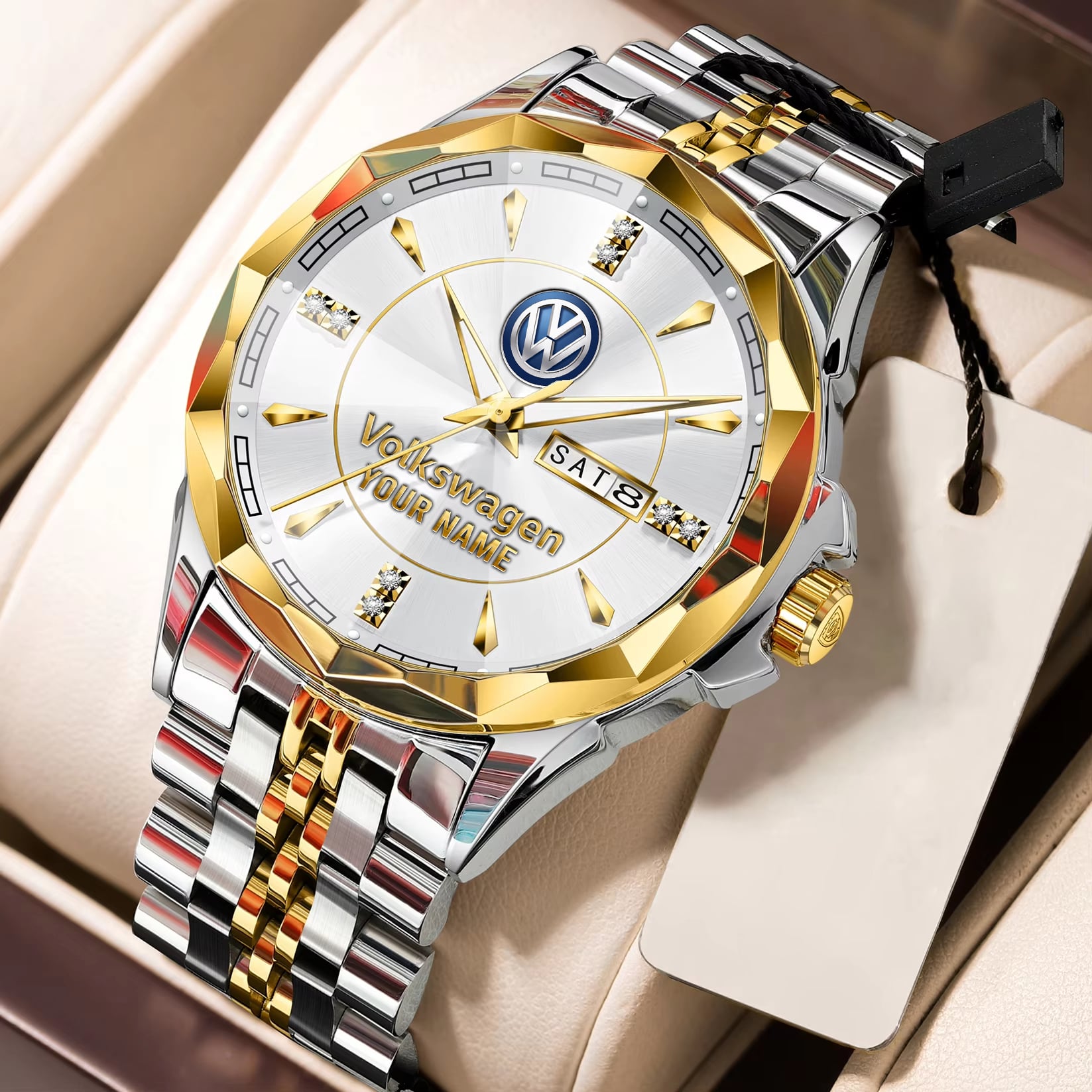 1 Gold White