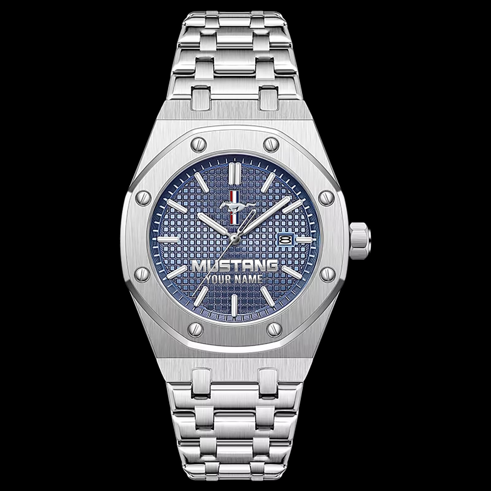 3 Silver Blue