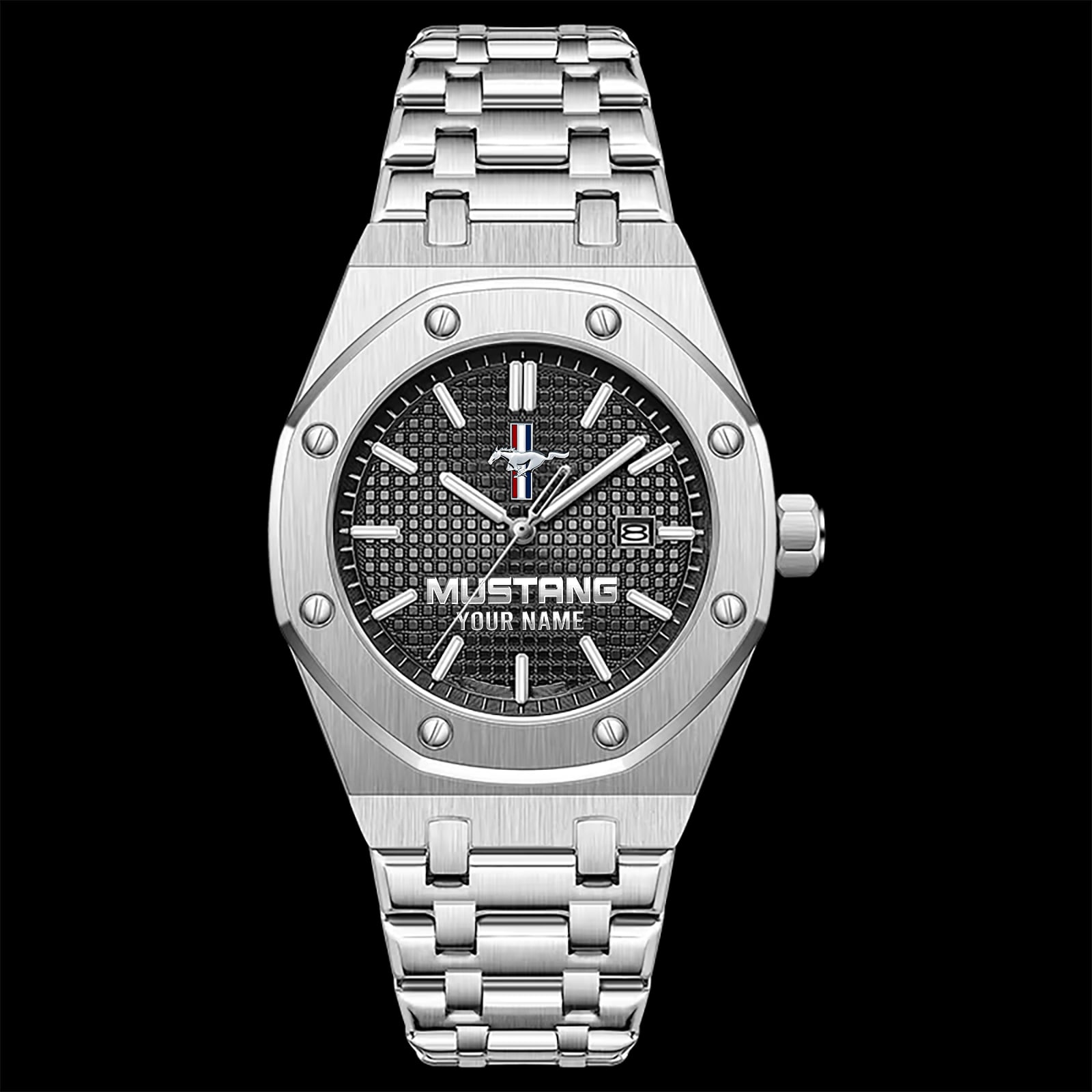 4 Silver Black