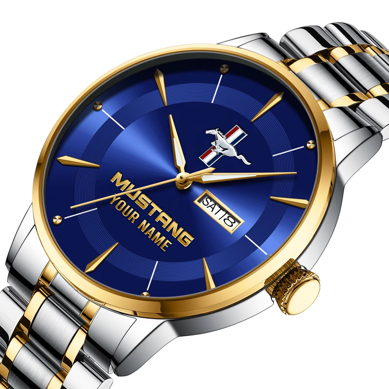 4 Silver Gold Blue