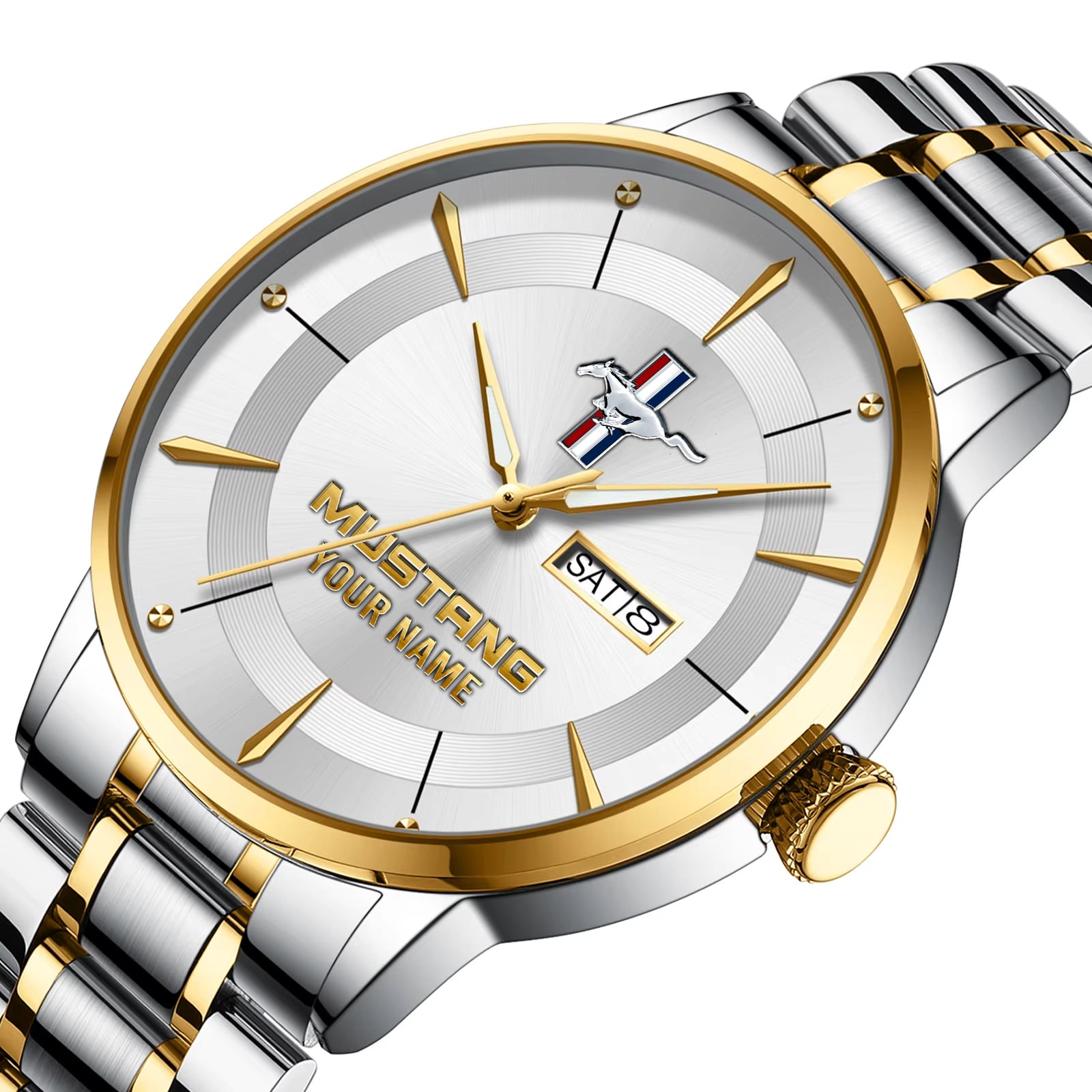 5 Silver Gold White